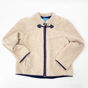 Draper James Sherpa Zip Up Jacket Medium